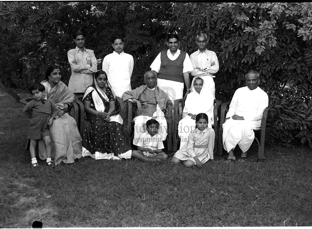 Group photo with Sardar Patel