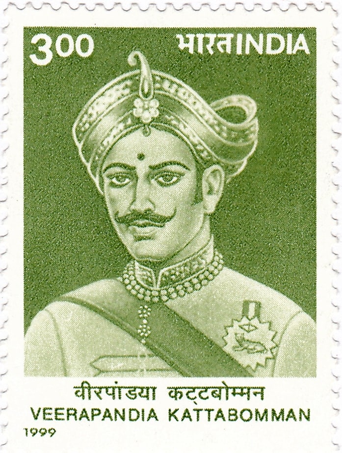 Stamp of India - Kattabomman (commemoration of a fighter)