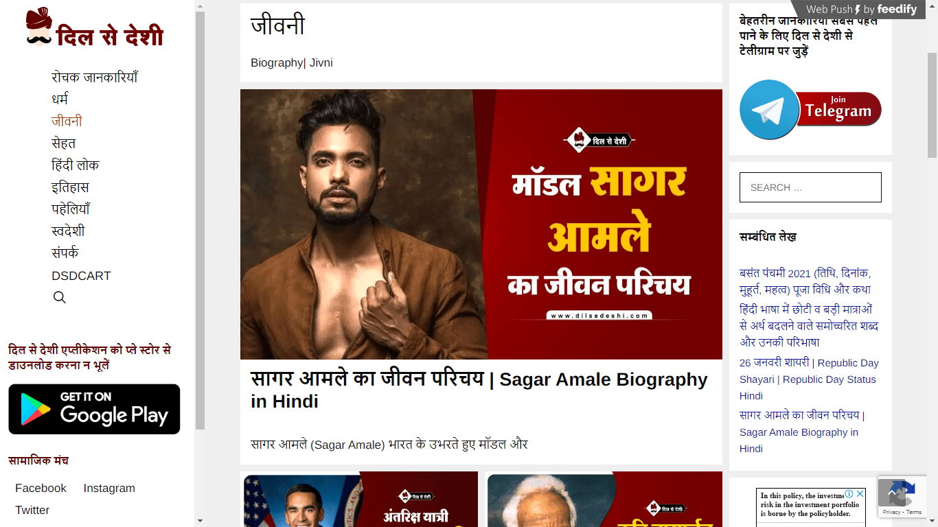 Dilsedeshi.com Homepage