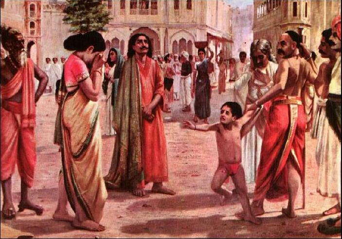 Raja Harishchandra in Human Market