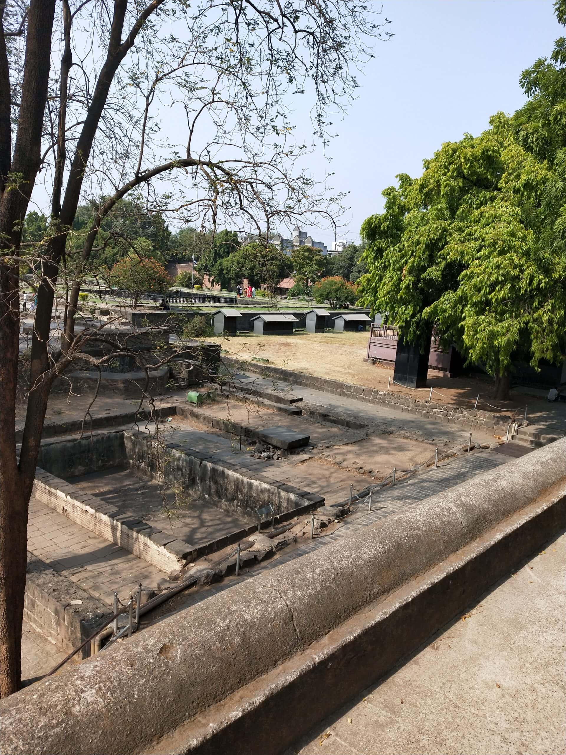 Internal view of Shaniwar Wada from side wall
