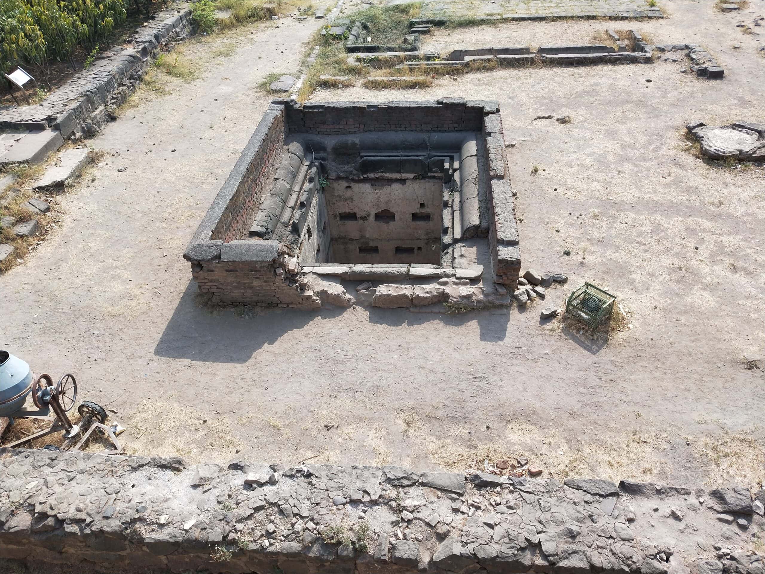 Stone structure of Shaniwar Wada made of stone