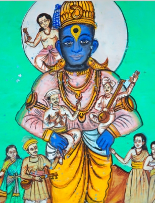 Vitthal Painting at Pandharpur